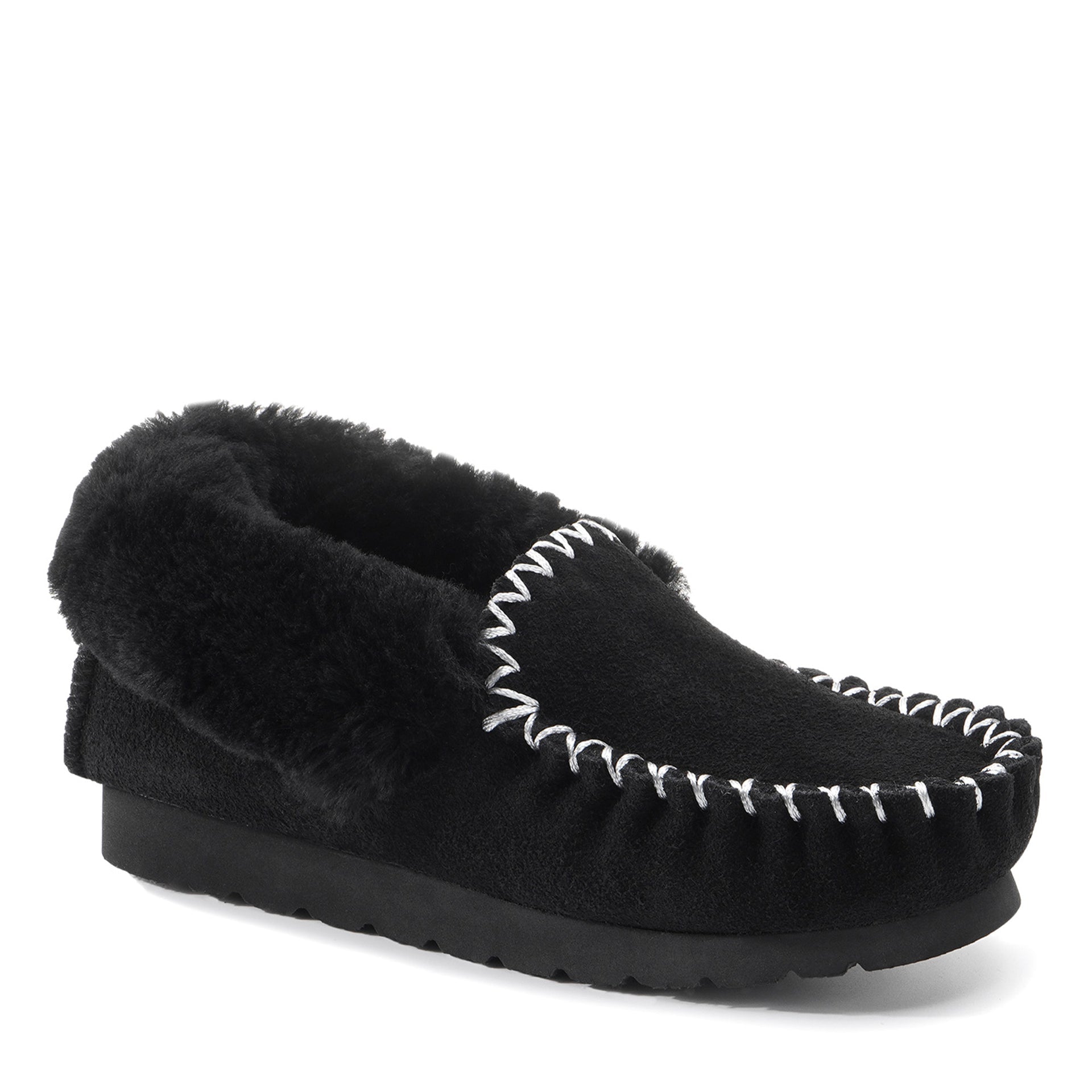 Premium Moccasin Uggs, for women and men in Black view 7