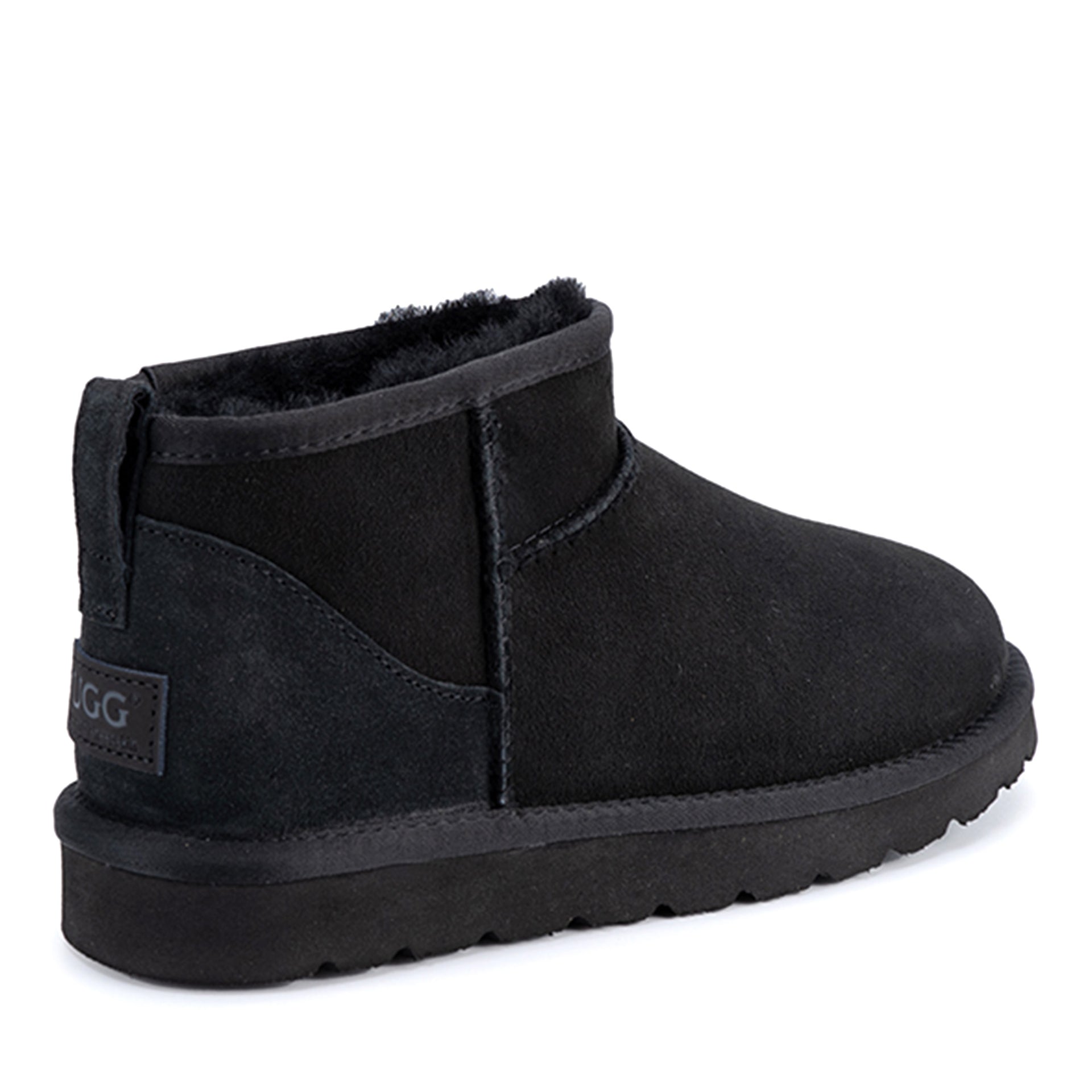 Premium Ultra Mini Ugg Boots, for women and men in Black view 15