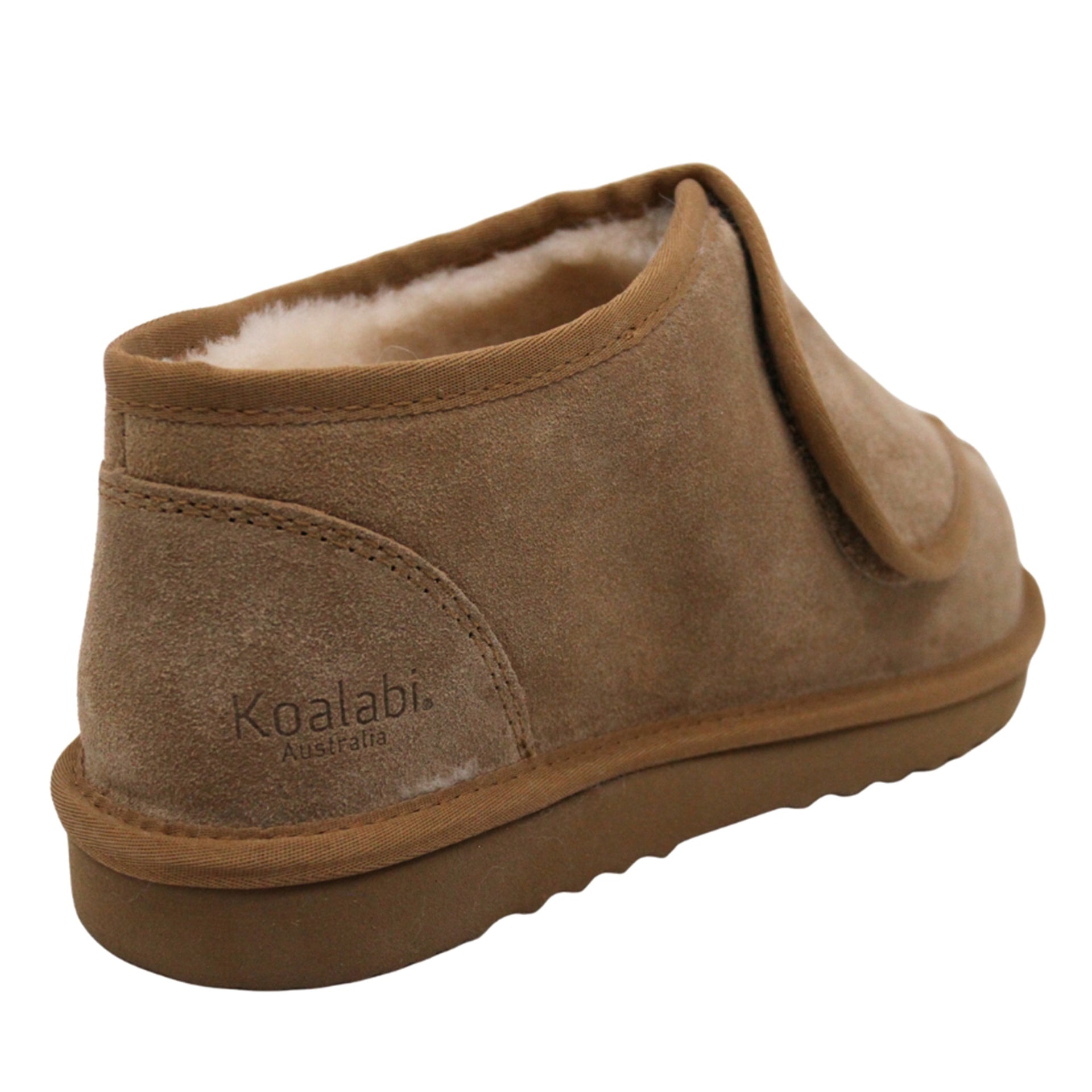 Ultimate Sheepskin Ankle Velcro, women's and men's ugg slippers in Brown view 11