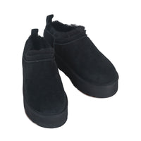 Mini Platform Uggs, women's slippers in Black view 9