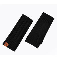 Fingerless Comfy Uggs, women's and men's gloves in Black view 6