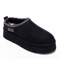 Premium Tassie Platform Ugg Slippers, for women in Black view 10