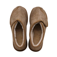 Ultimate Sheepskin Ankle Velcro, women's and men's ugg slippers in Brown view 13