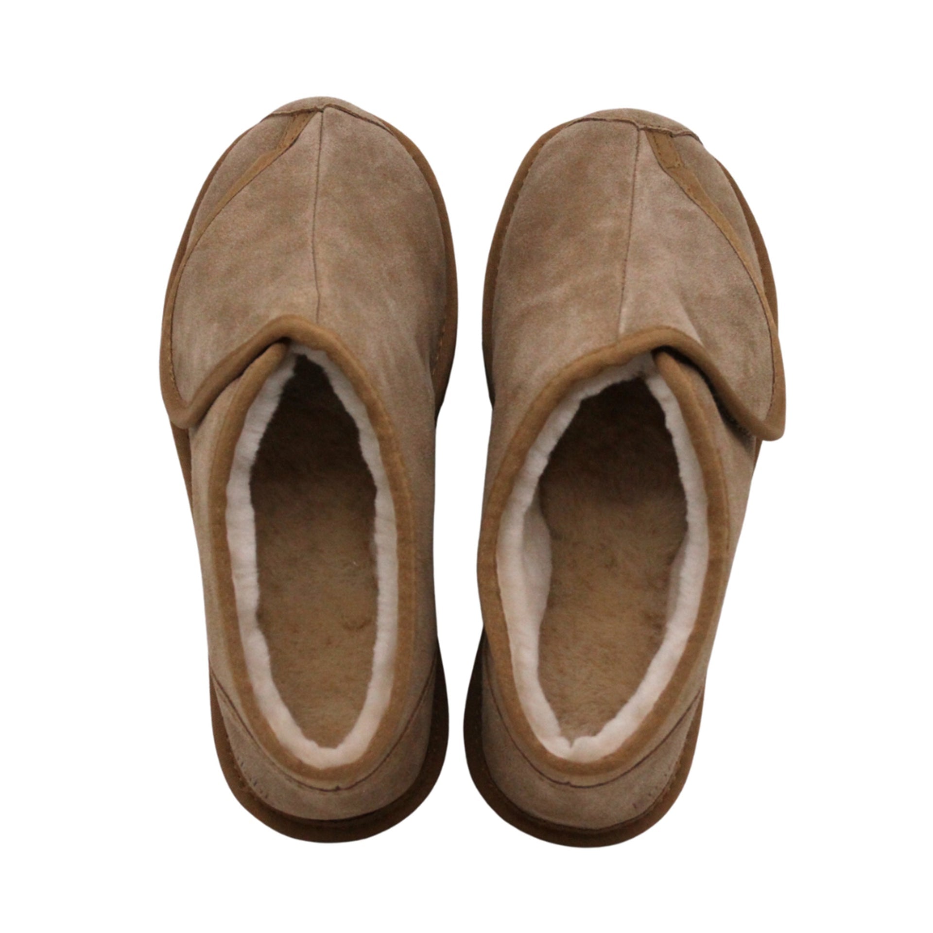Ultimate Sheepskin Ankle Velcro, women's and men's ugg slippers in Brown view 13