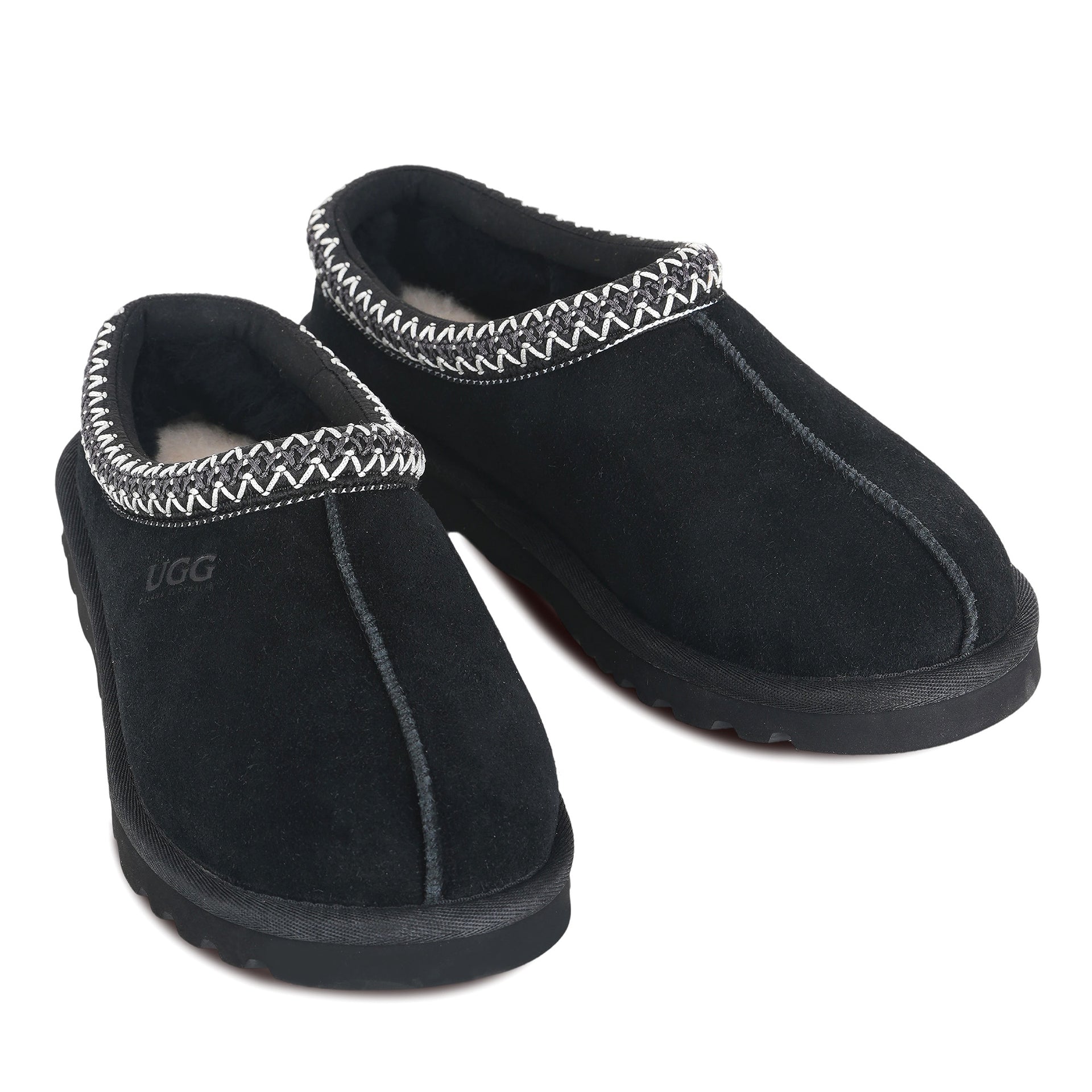 Tassie Ugg Slippers, for women and men in Black view 13