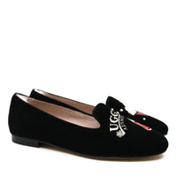 Ladies Summer Uggs, moccasins in Black view 5