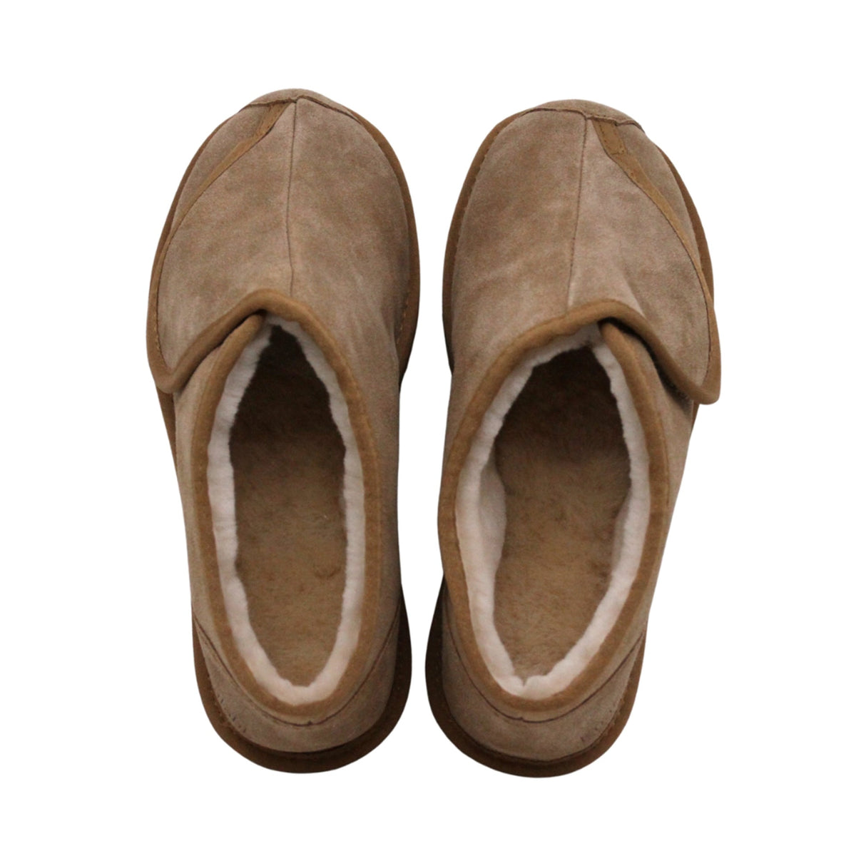 Ultimate Sheepskin Ankle Velcro, women's and men's ugg slippers in Brown view 13