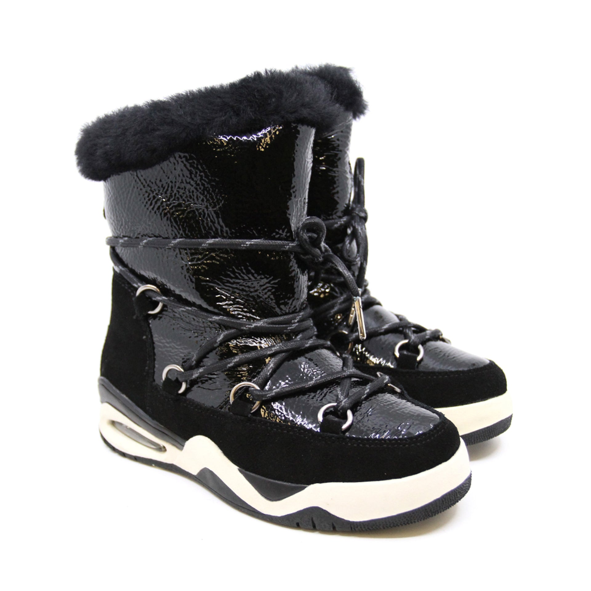 Fashion Lace Ugg Boots, for women in Black view 4