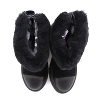 Short Furry Uggs short boots with a fluffy collar view 9
