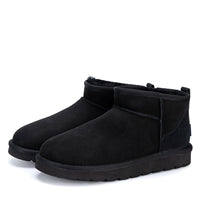 Premium Ultra Mini Ugg Boots, for women and men in Black view 16
