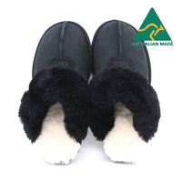 Australian Made - Carolina Ladies Scuff Uggs in Black view 7