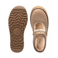 UGG Jaze Logo Platform Slippers