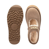 UGG Jaze Logo Platform Slippers, for women in Brown view 10