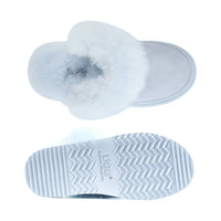 Premium Platform Ugg Slippers, for women in Blue view 5
