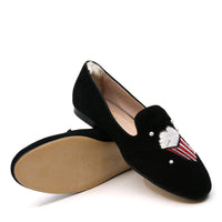 Ladies Summer Uggs, moccasins in Black view 6