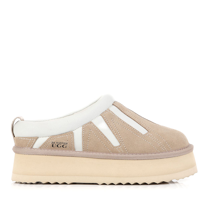 Shyn Platform Ugg Slippers, for women in Beige view 1