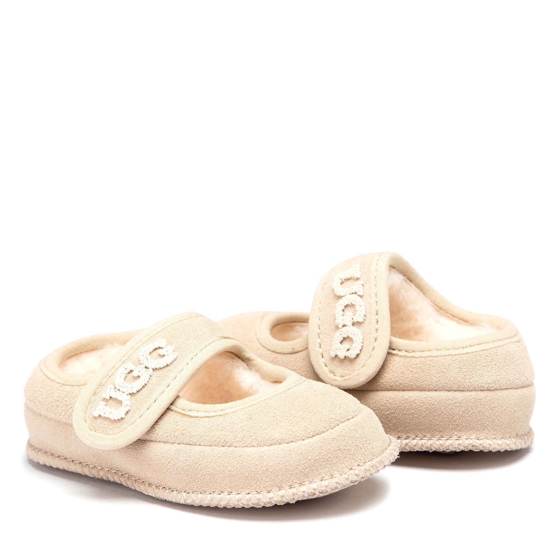 Premium Little Uggs, kids slippers in Beige view 4