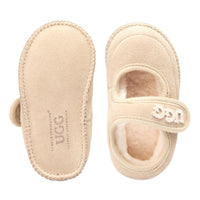 Premium Little Uggs, kids slippers in Beige view 5