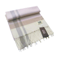 Premium Wool Scarf Uggs, for women and men in Beige Pink view 5