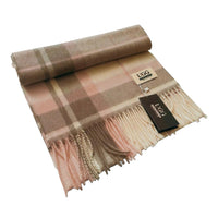 Premium Wool Scarf Uggs, for women and men in beige Pink view 33