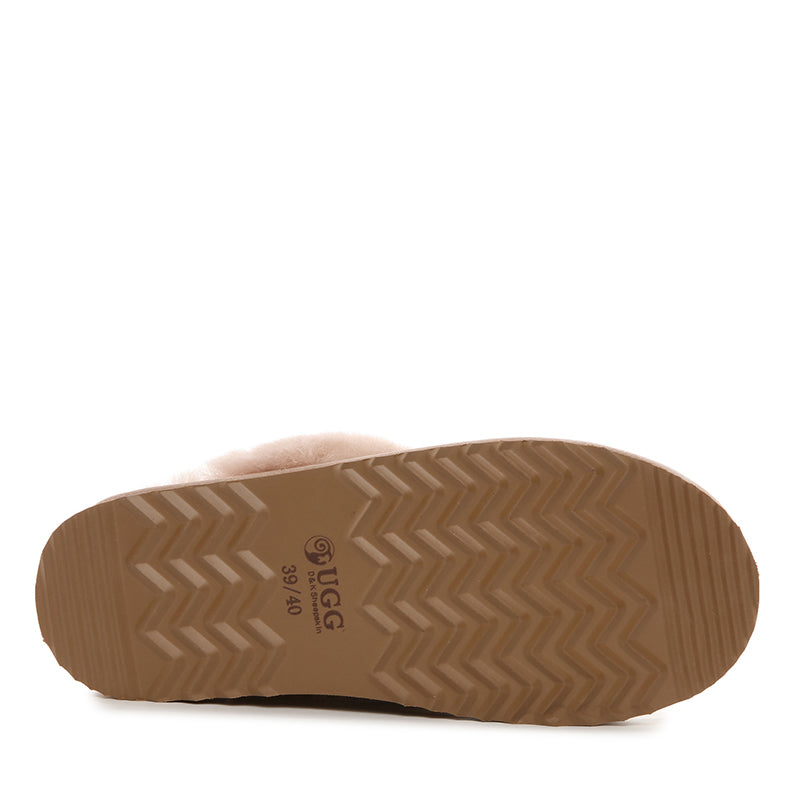 Platinum Slingback Scuff Uggs