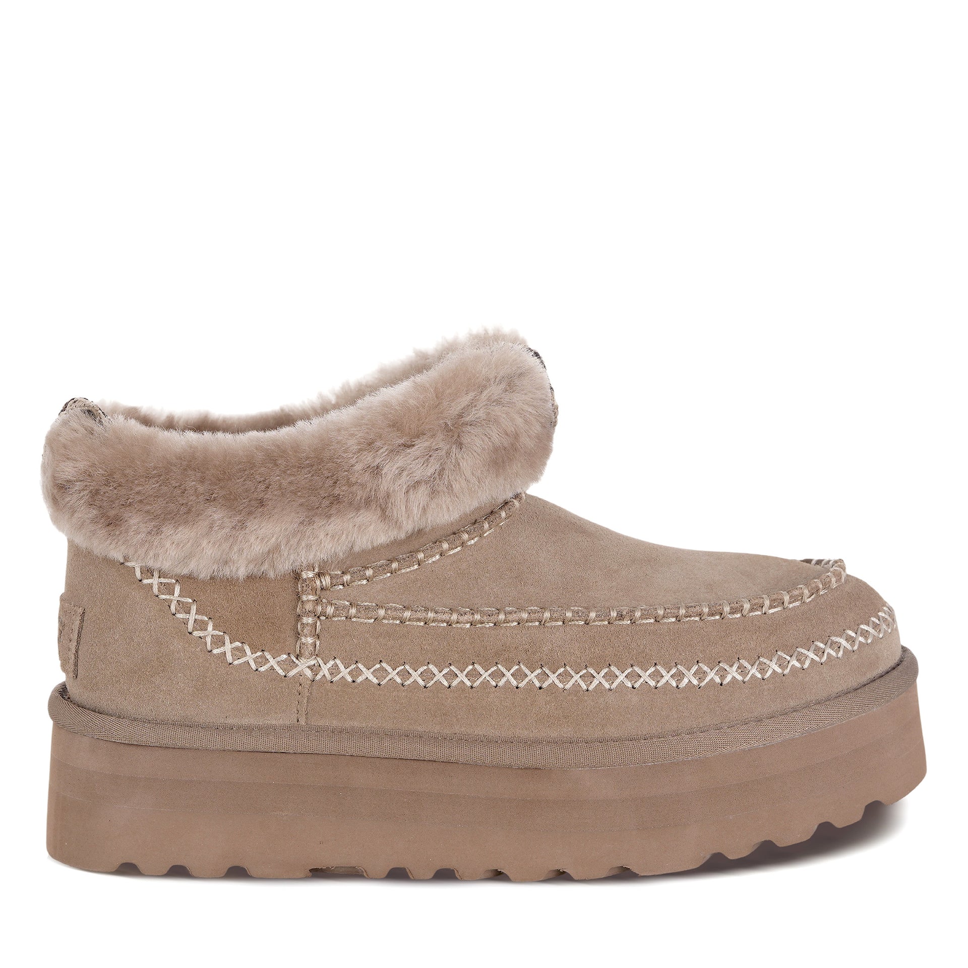 Premium Platform Uggs, women's slippers in Brown view 6