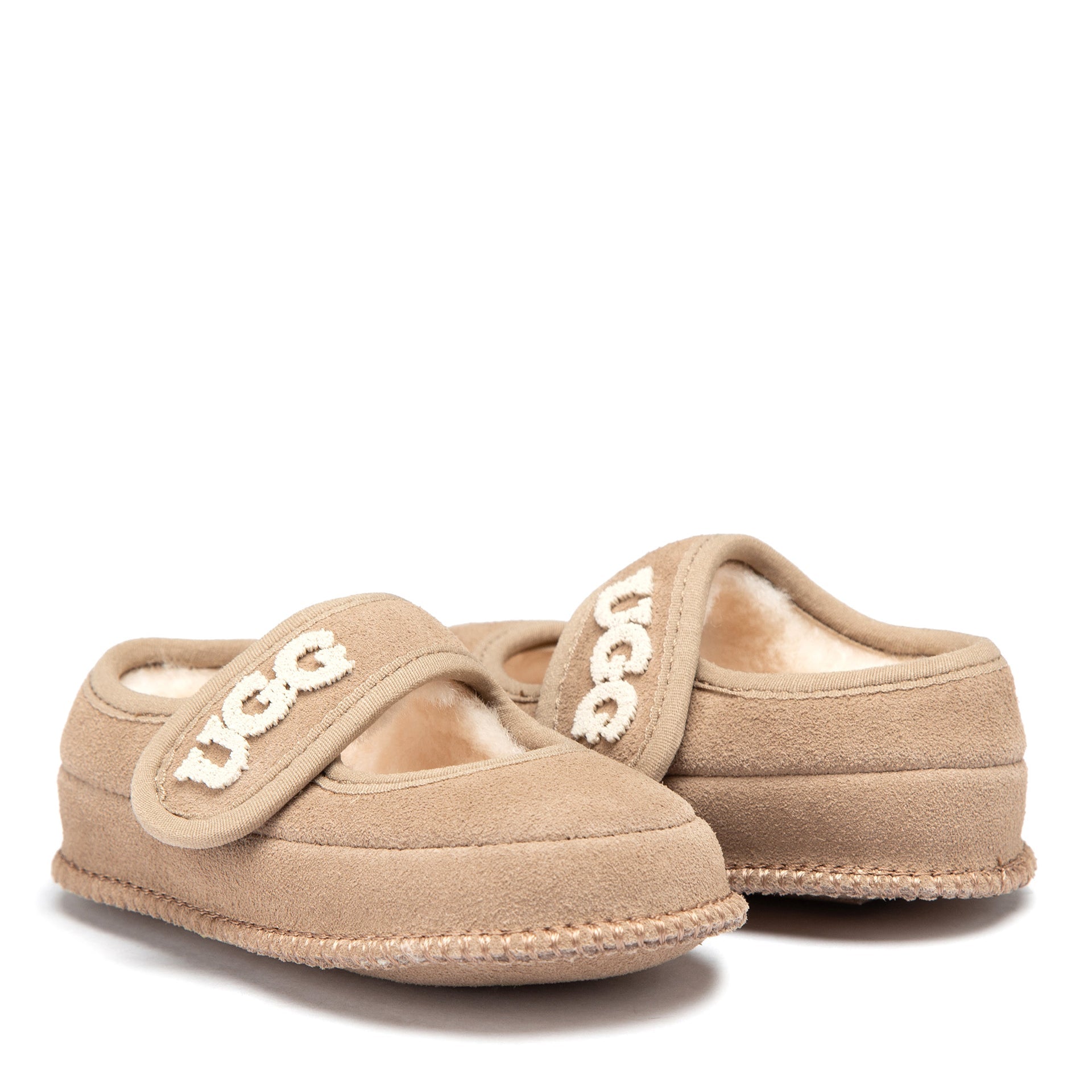 Premium Little Uggs, kids slippers in Brown view 9