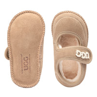 Premium Little Uggs, kids slippers in Brown view 10