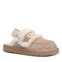 Detachable Fluffy Uggs, women's slippers in Bronze view 7