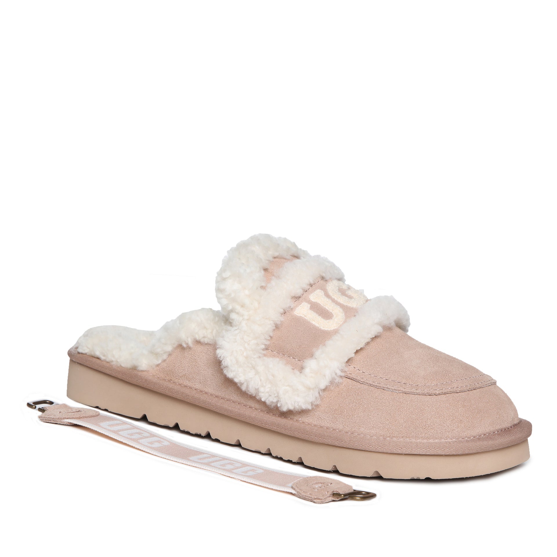 Trisha Platinum Uggs, women's slippers in Bronze view 7
