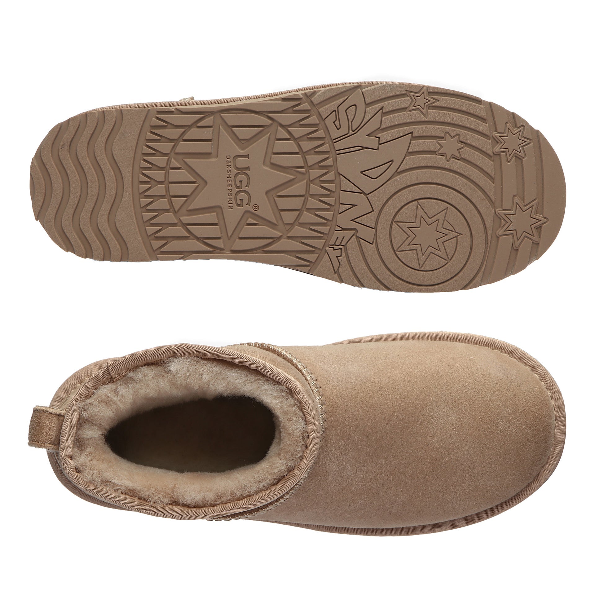Classic Ultra Mini Uggs, women's and men's boots in Bronze view 15