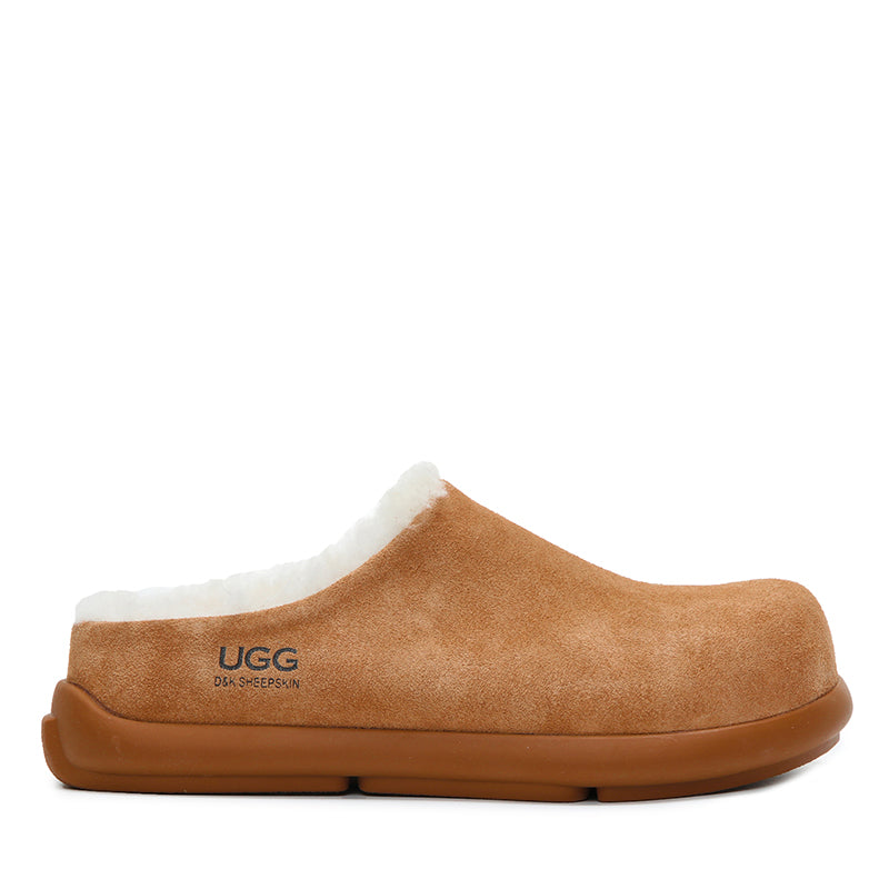 Premium Jade Ugg Slippers, for women and men in Chestnut view 1