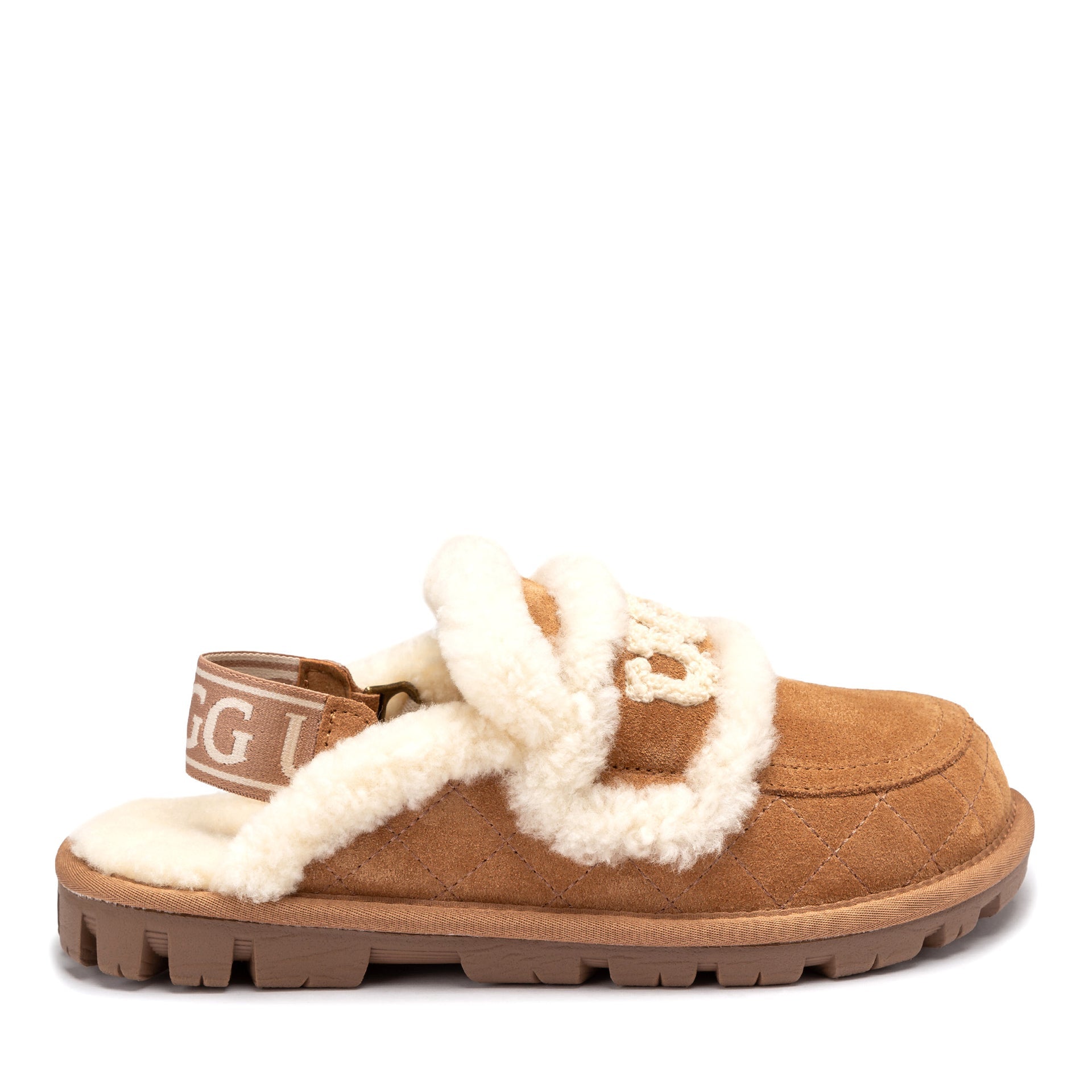 Chloe Detachable Strap Uggs, women's slippers in Chestnut view 2