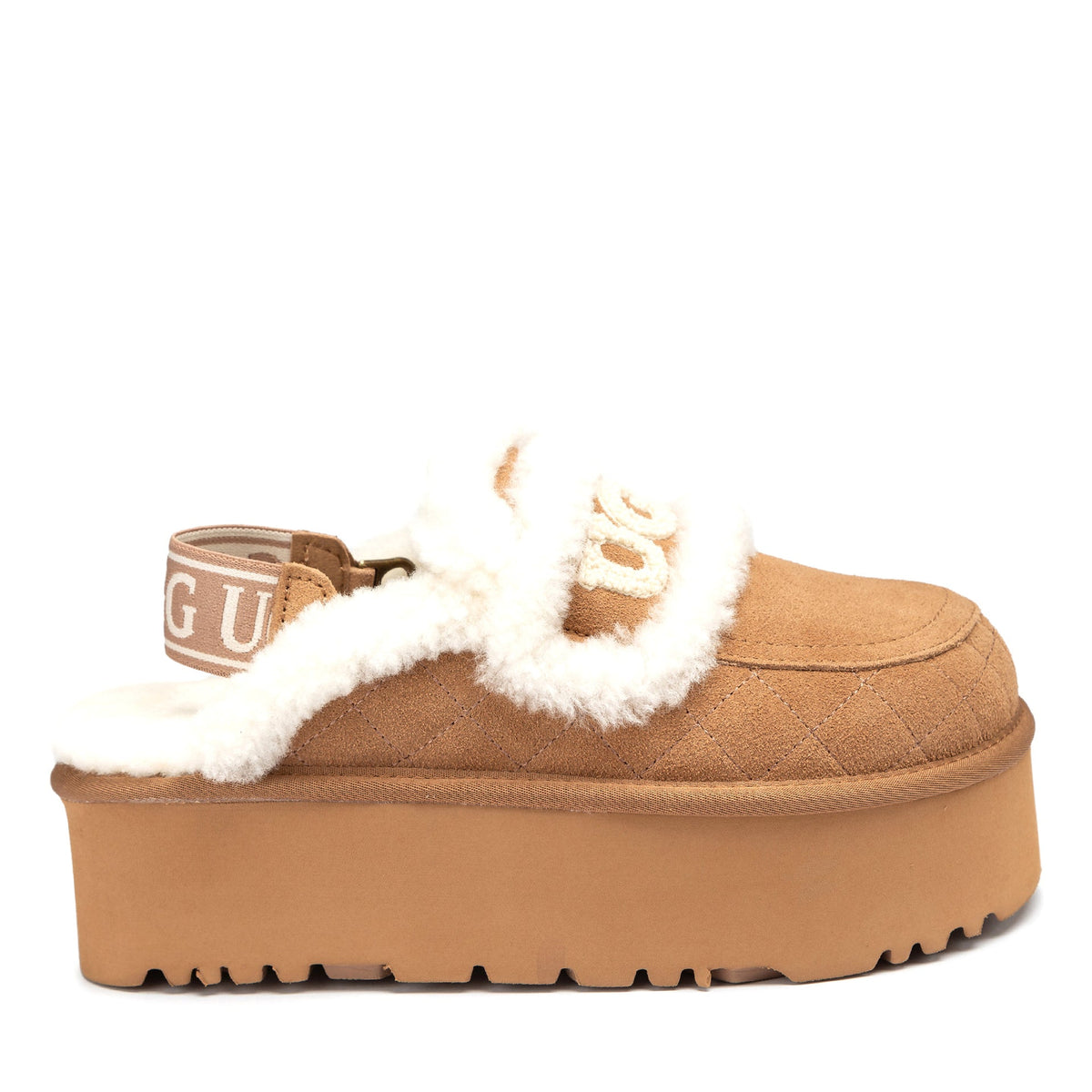 Ultimate Platform Uggs, women's slippers in Chestnut view 1