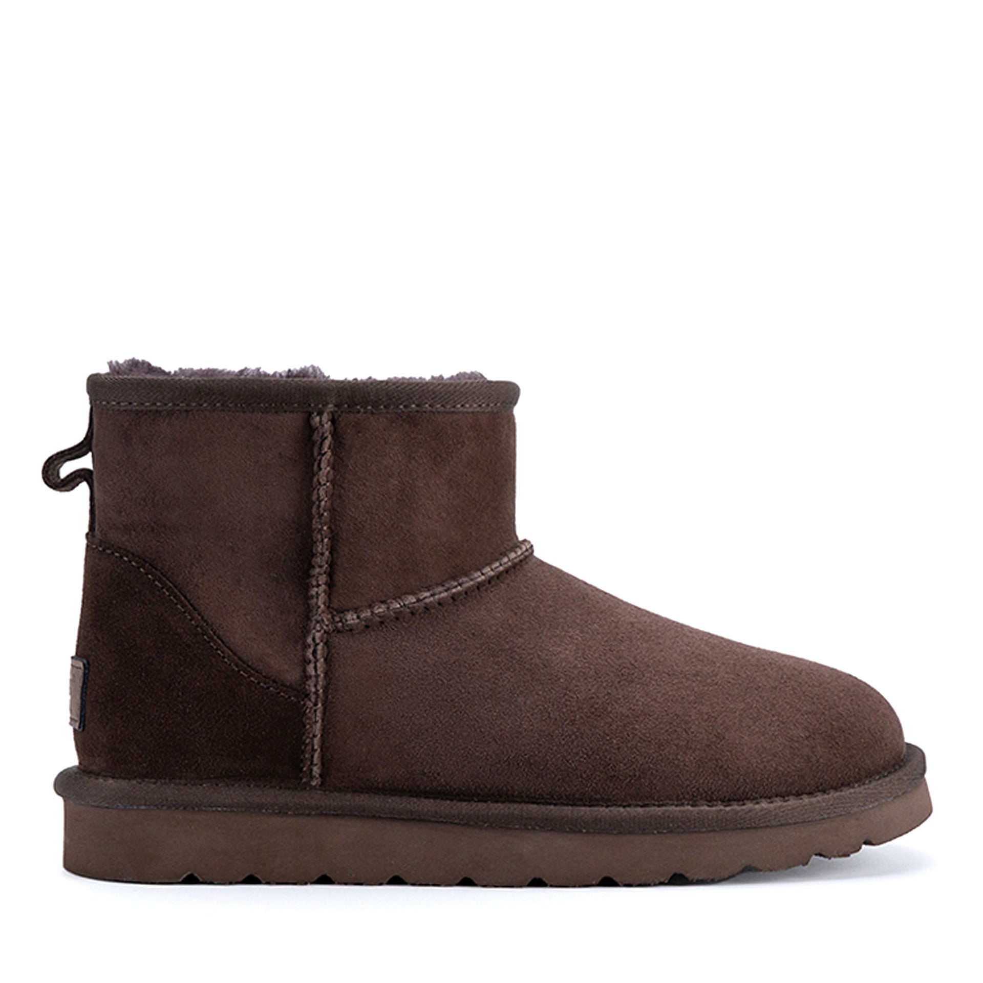 Mini Classic Ugg Boots, for women and men in Chocolate view 5