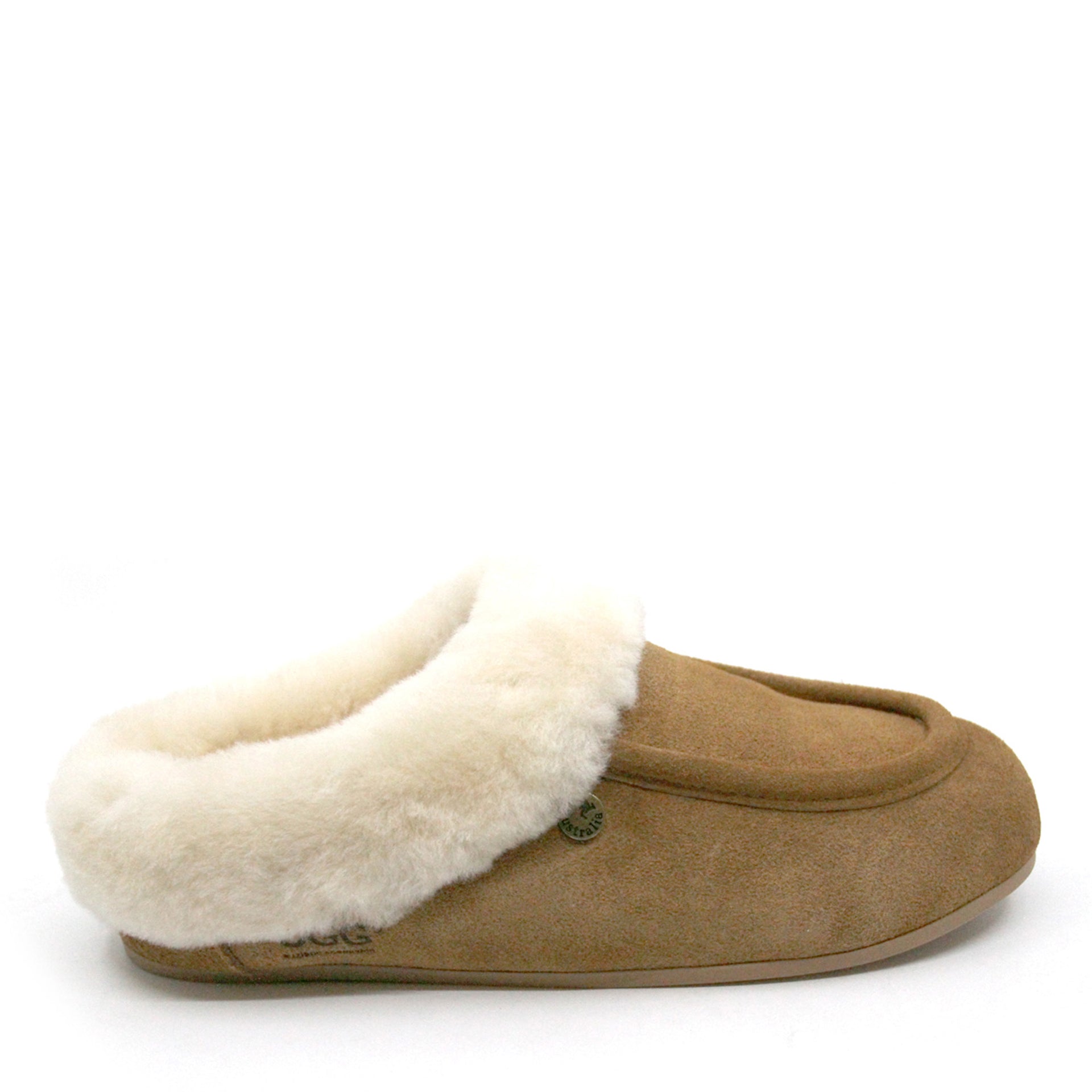 Fluffy Moccasin Uggs, for women in Chestnut view 11