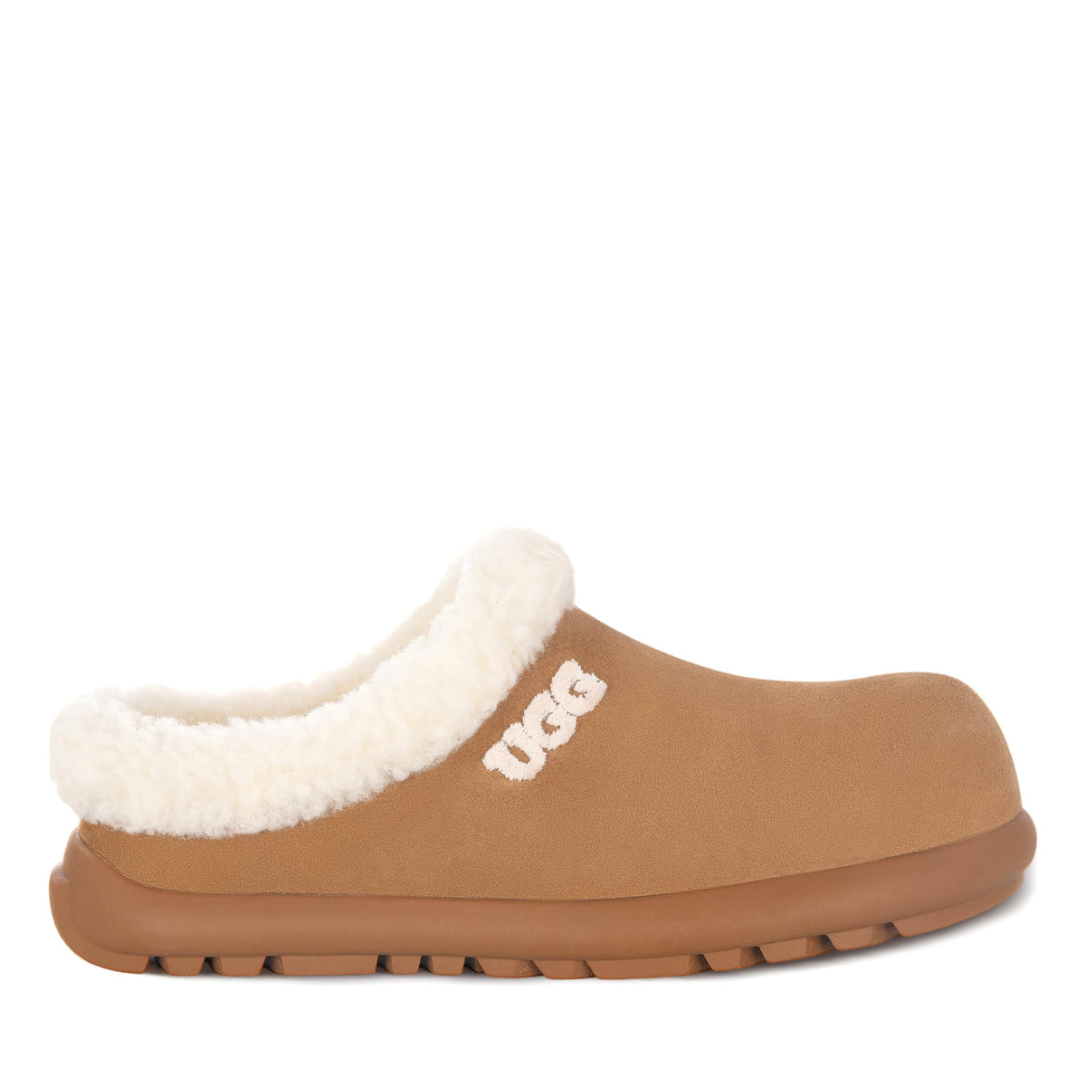 Logo Ugg Slippers, for women in Chestnut view 1