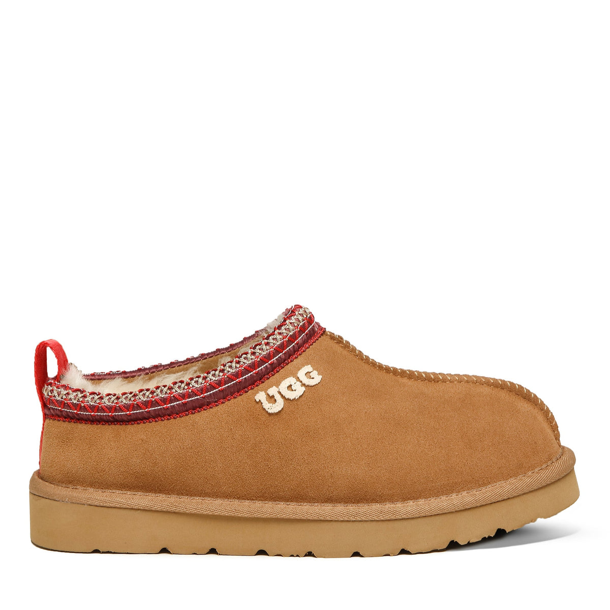 Tassie Logo Uggs, women's and men's slippers in Chestnut view 1