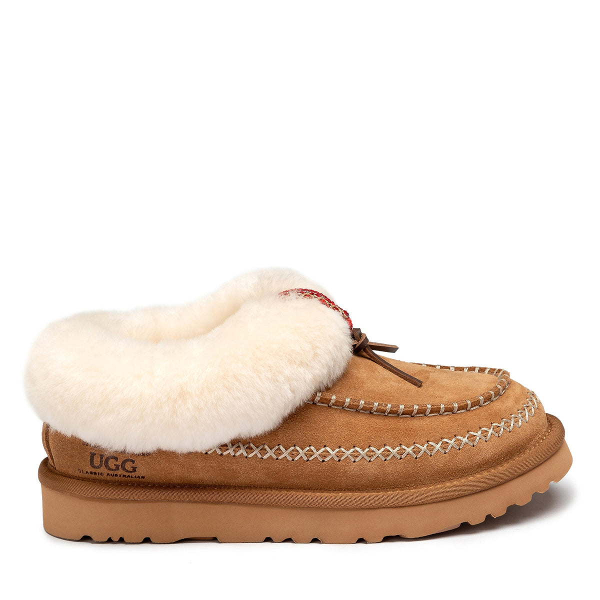 Supreme Lace Ugg Slippers, for women in Chestnut view 1