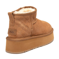 Louize Logo Platform Ugg Boots, for women in Chestnut view 3
