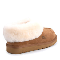 Premium Traditional Ugg Slippers, for women and men in Chestnut view 7