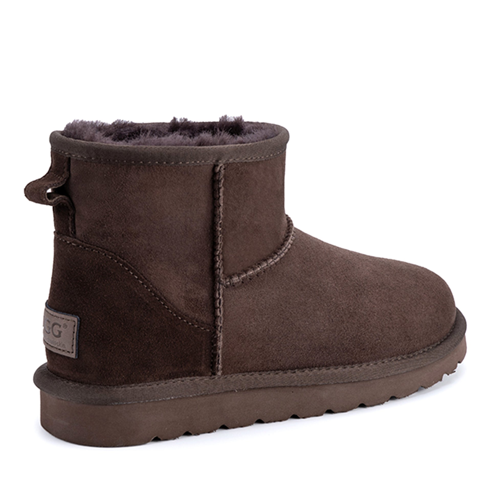 Mini Classic Ugg Boots, for women and men in Chocolate view 6