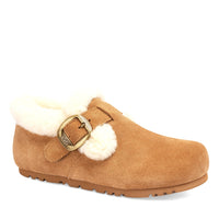 Fluffy Belts Ugg Slippers, for women in Chestnut view 2