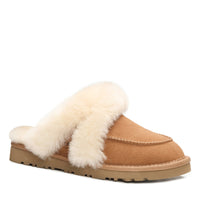 Fluffy Slipper Uggs, for women in Chestnut view 3