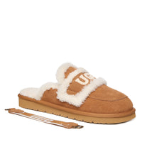Trisha Platinum Uggs, women's slippers in Chestnut view 12