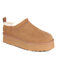 Mini Platform Uggs, women's slippers in Chestnut view 12