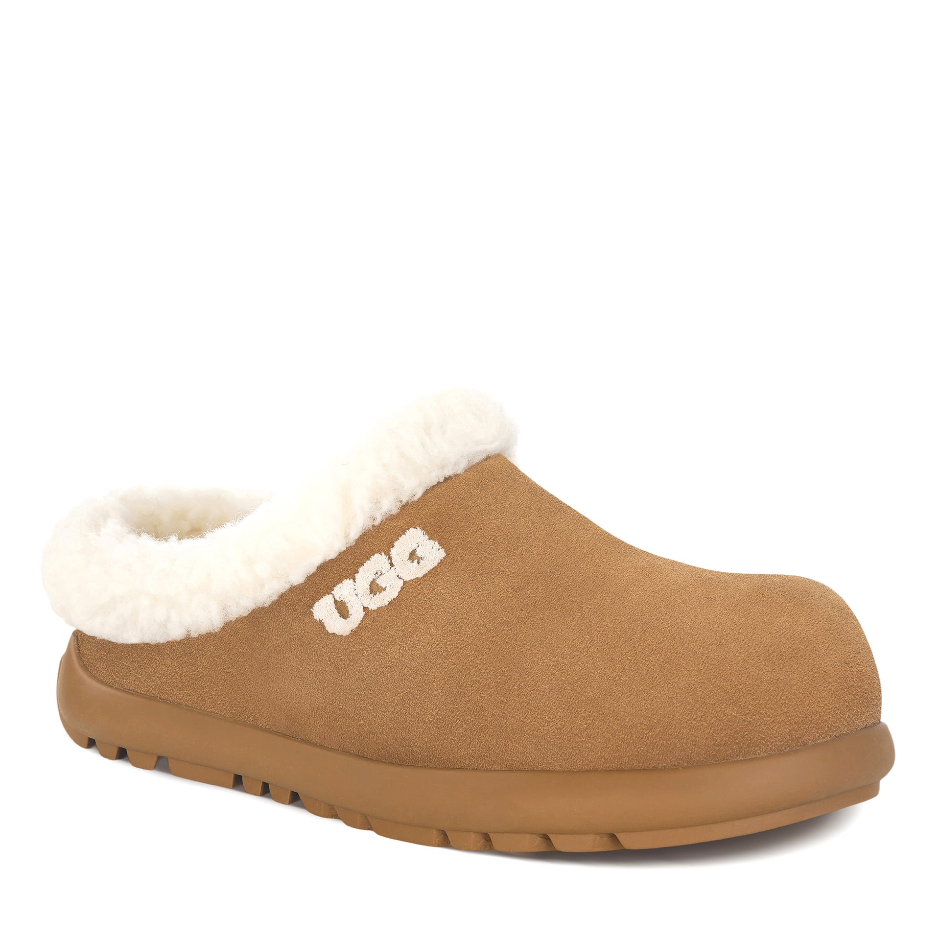 Logo Ugg Slippers, for women in Chestnut view 2