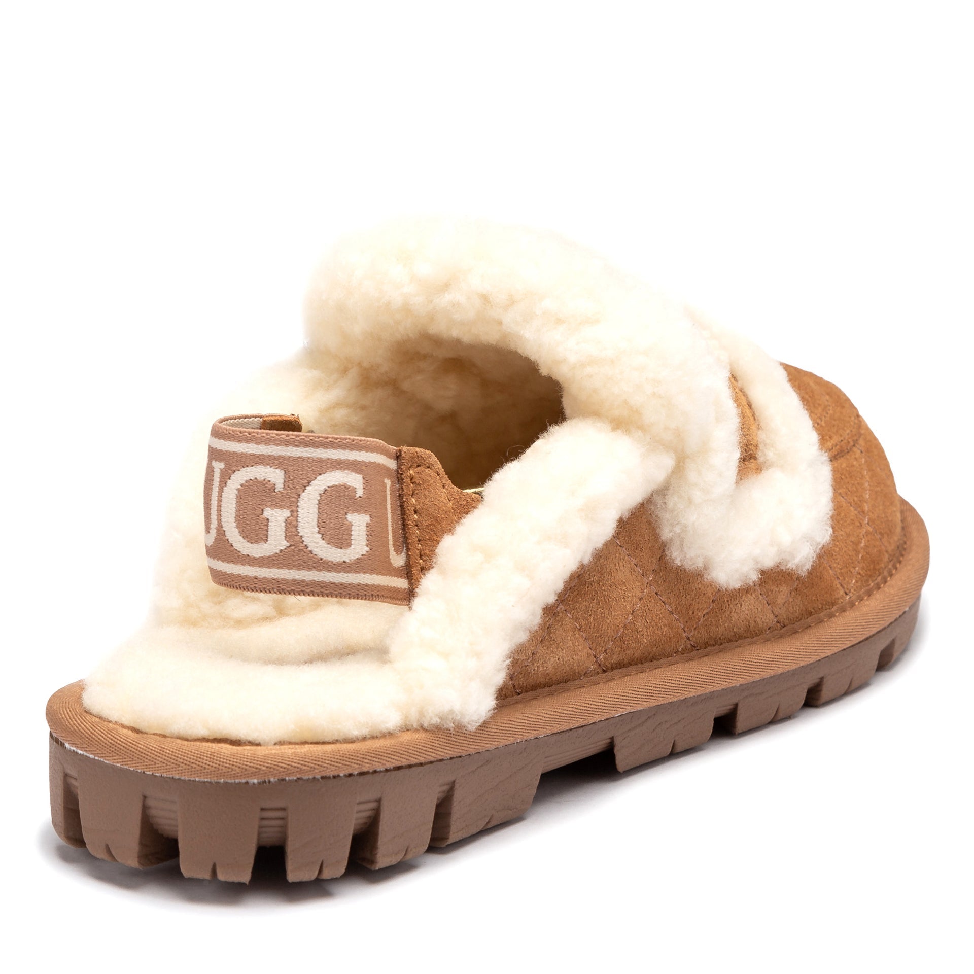 Chloe Detachable Strap Uggs, women's slippers in Chestnut view 3