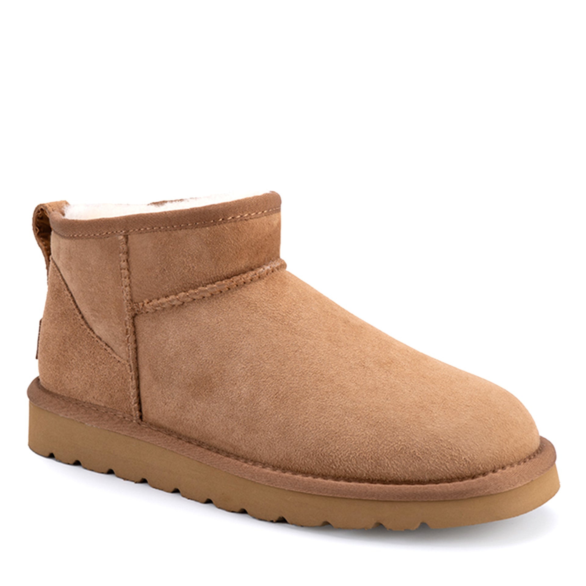 Premium Ultra Mini Ugg Boots, for women and men in Chestnut view 6