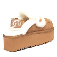 Ultimate Platform Uggs, women's slippers in Chestnut view 2